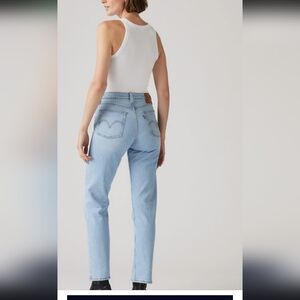 Levi's Wedgie Straight Jeans Distressed